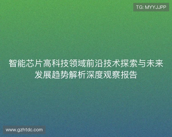 智能芯片高科技领域前沿技术探索与未来发展趋势解析深度观察报告